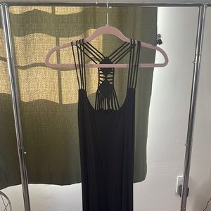 Cynthia Rowley Black Maxi with built in shelf bra.